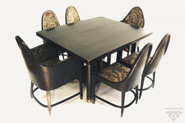 Stodola.cz - Dining set - folding dining table + 4x chairs + 2x armchairspainted wall light