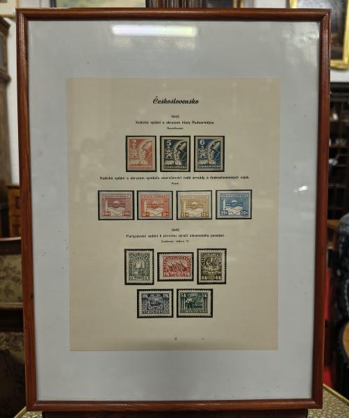 Stodola.cz - Obraz s poštovními známkami